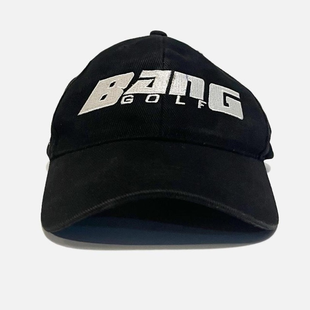 Bang Golf Bang-O-Matic Black Corduroy Slingback Baseball Cap